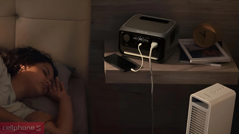 Công suất trạm sạc dự phòng Ecoflow 600W 286Wh River 3 Plus