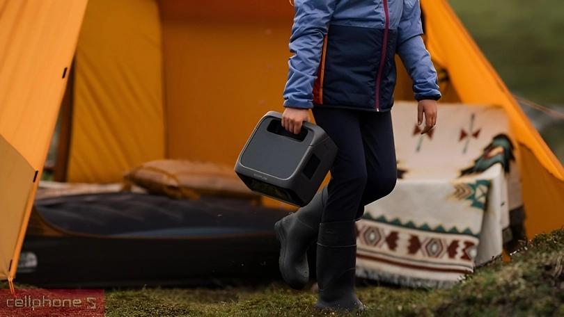 Kích thước trạm sạc dự phòng Ecoflow 600W 286Wh River 3 Plus