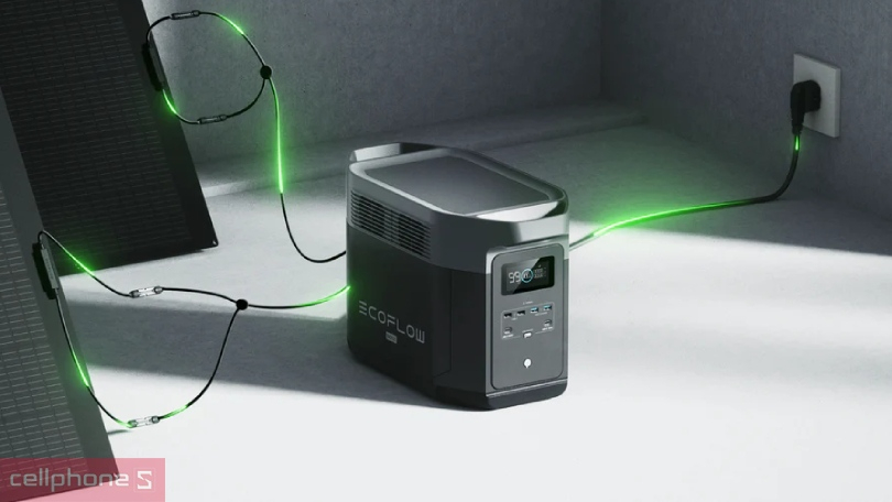 Trạm sạc dự phòng Ecoflow Delta 2 Max 20248 2400W – Sạc nhanh thông minh