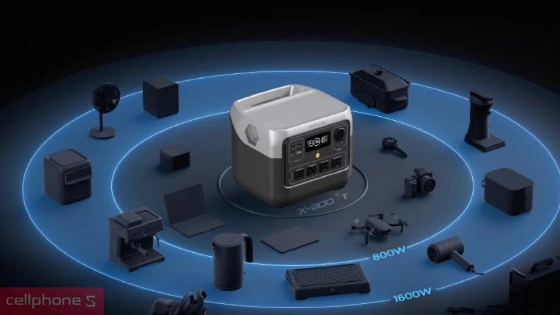 Trạm sạc dự phòng Ecoflow River 2 Max 512WH 500W tiện ích, công suất lớn