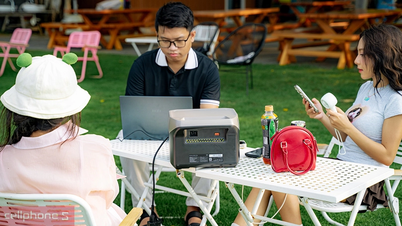 Trạm sạc dự phòng Ecoflow River 2 Max ZMR610 500W 512Wh 9 cổng ra, tốc độ sạc cao