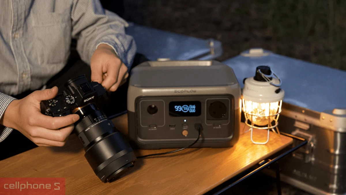 Trạm sạc dự phòng di động Ecoflow River 2 ZMR600 300W 256Wh - Công suất vượt trội cùng nhiều tính năng an toàn