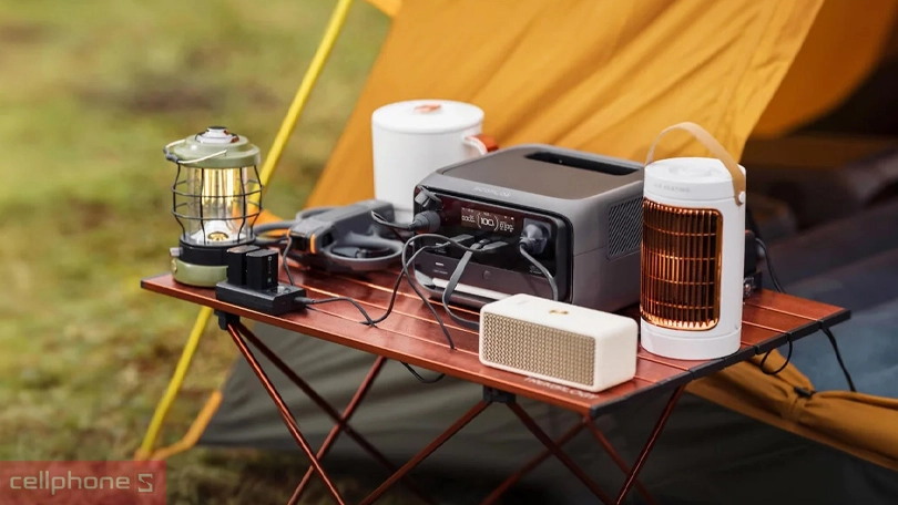 Trạm sạc dự phòng EcoFlow RIVER 3 Max Plus 600W 858Wh – Nguồn điện di động và an toàn