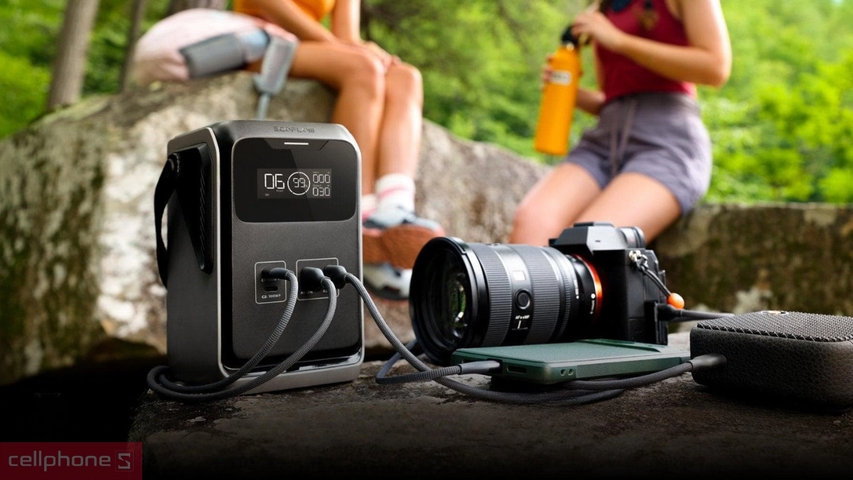 Cổng sạc trạm sạc dự phòng Ecoflow Trail 200 DC 192Wh 220W