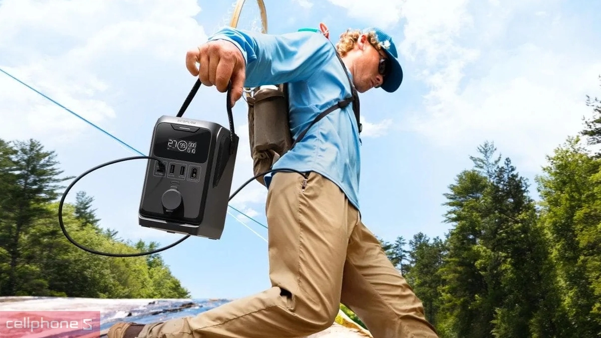 Dung lượng trạm sạc dự phòng EcoFlow Trail 300 DC 288Wh 300W