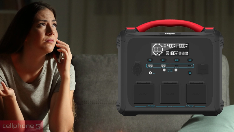 Dung lượng trạm sạc dự phòng di động Energizer LMFP - PPS1100W2F