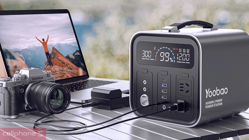 Dung lượng trạm sạc dự phòng Yoobao EN600A 200V 600W