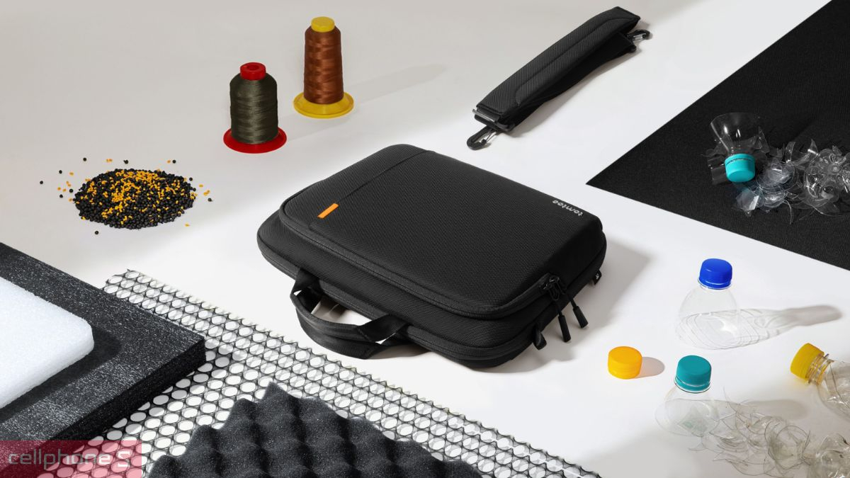 Công nghệ túi chống sốc có dây Tomtoc Defender Shoulder Bag 16 inch A30F2D1 DRS