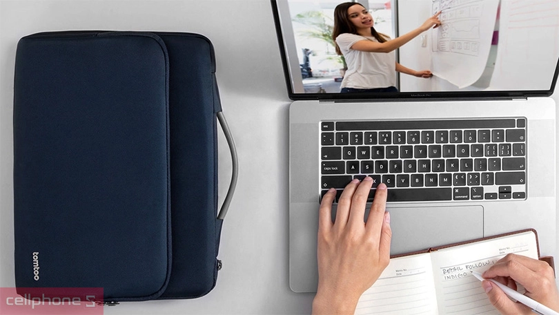 Túi chống sốc Tomtoc Briefcase Macbook Pro 14 inch