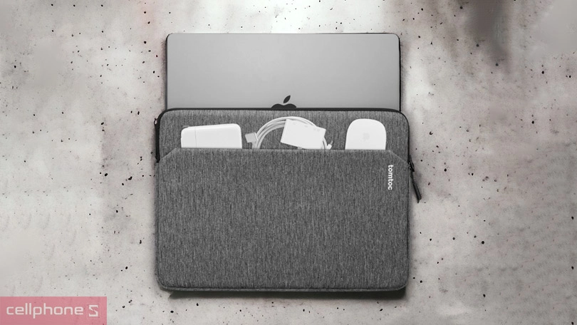 Túi chống sốc Tomtoc Slim Macbook Air Pro 13 A18C2G3 – Chất liệu cao cấp, kháng nước và bụi bẩn