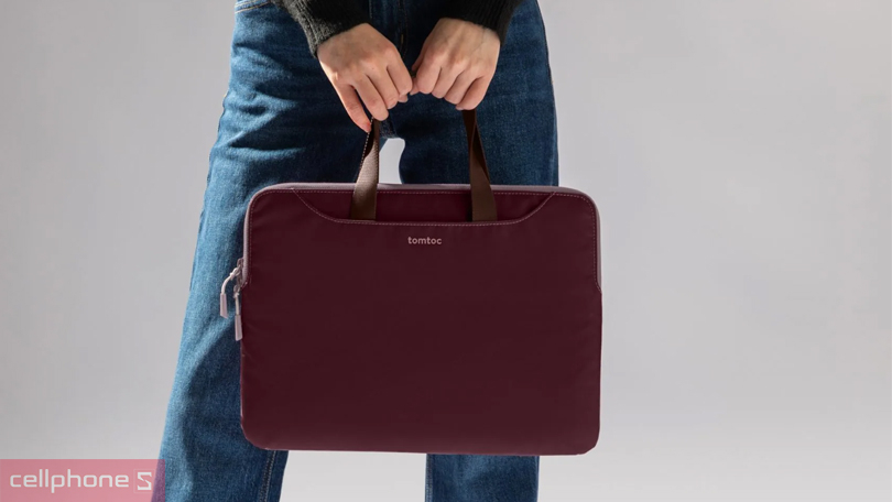 Túi xách Tomtoc Macbook/Ultrabook 15/16 A21F2B1 cho nữ - Bảo vệ toàn diện, thiết kế ngăn chứa thông minh