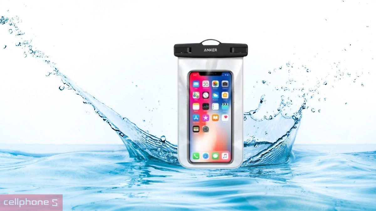 Túi chống nước điện thoại Anker Waterproof Phone Pouch được hoàn thiện theo tiêu chuẩn IPX8