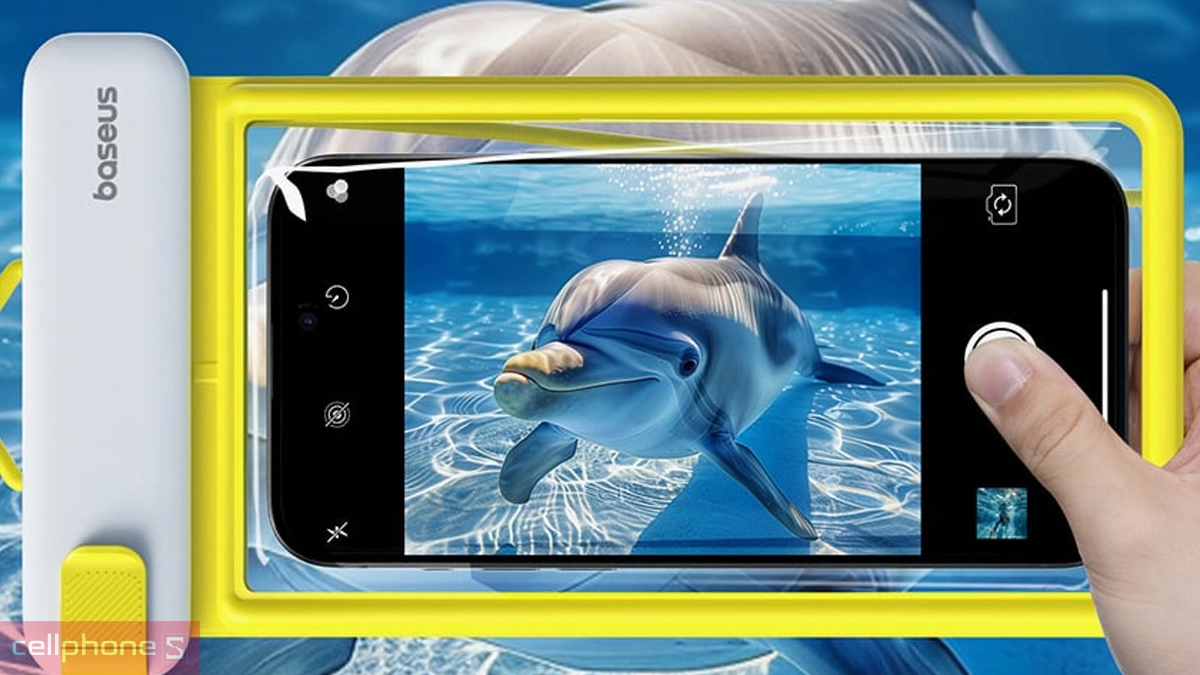 Độ bền túi chống nước điện thoại Baseus DeepDive Series Clip-on Air-Bag