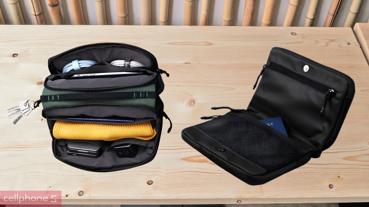 Thiết kế đa ngăn tiện lợi, phong cách hiện đại năng động