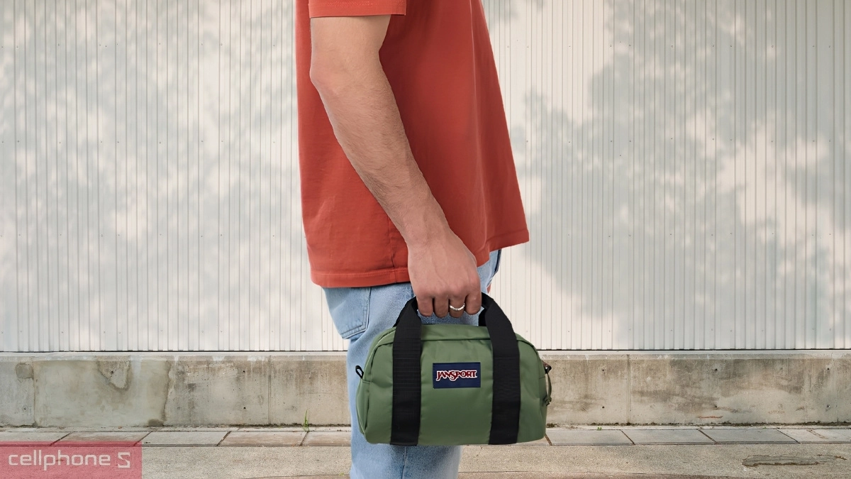 Nhiều phong cách đeo của DRS túi xách Jansport (USA) Weekender Mini Duffel 5L