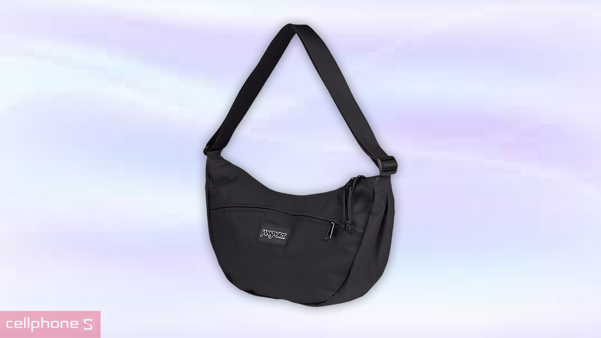 Phần thân nylon crinkle tái chế của Túi đeo chéo JanSport (USA) Unphased Crossbody Large 8.2L Soft Nylon