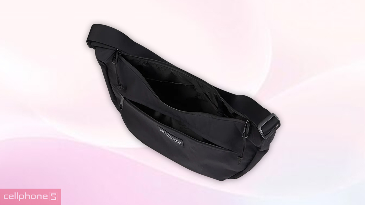 Ngăn chứa 8.2 lít của Túi đeo chéo JanSport (USA) Unphased Crossbody Large 8.2L Soft Nylon
