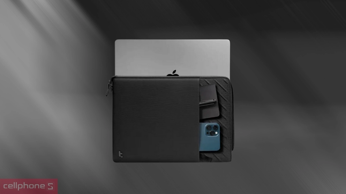 Túi chống sốc Tomtoc Voyage Premium 14 inch A10D2D1 DRS - Bề mặt kháng nước, đệm lót êm ái