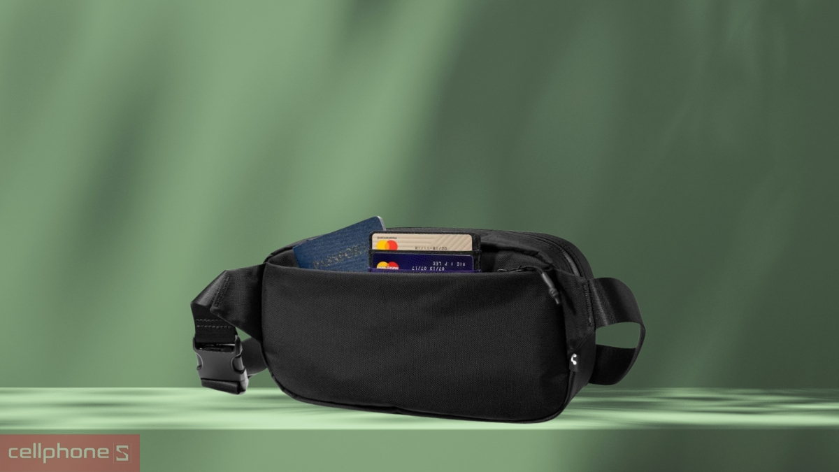 Túi đeo chéo Tomtoc (USA) Aviator Rfid Sling Bag 3.5L DRS - Chất liệu cao cấp và thiết kế hiện đại
