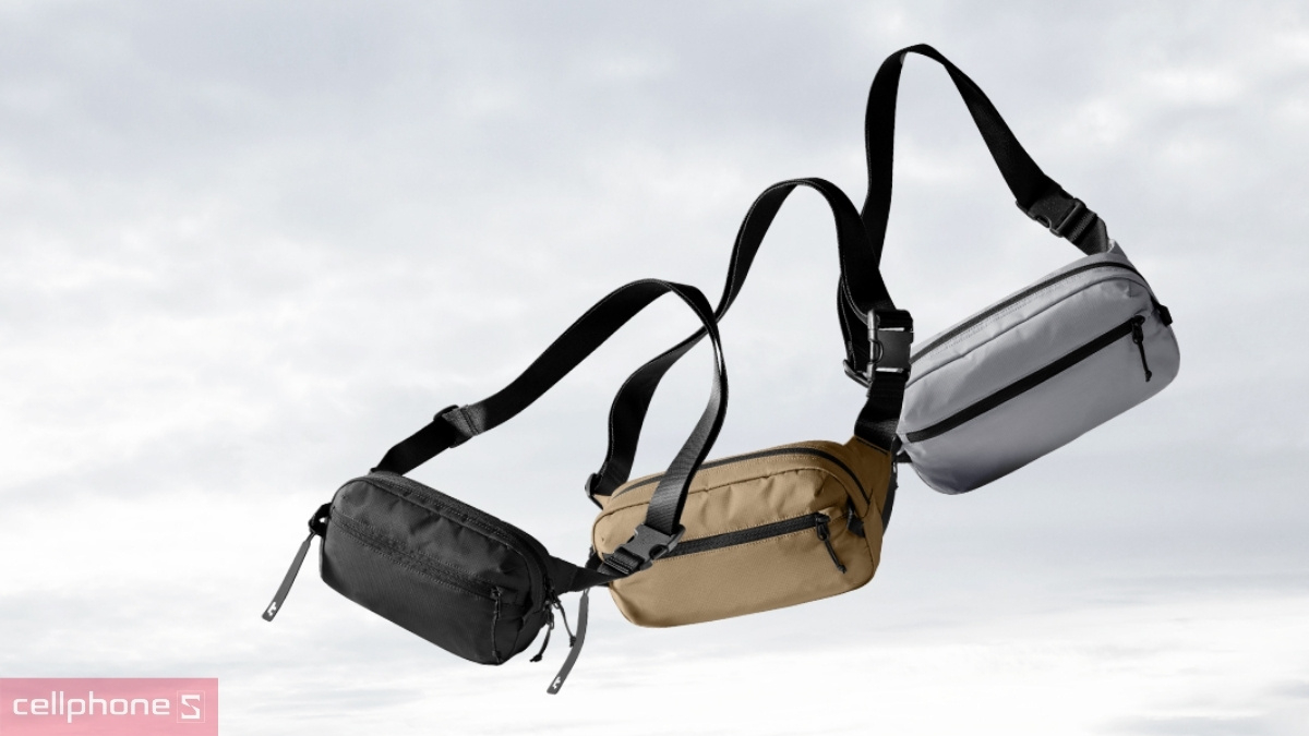 Túi đeo chéo Tomtoc Slingbean T32 Belt Bag DRS – Nylon tái chế 70D cao cấp