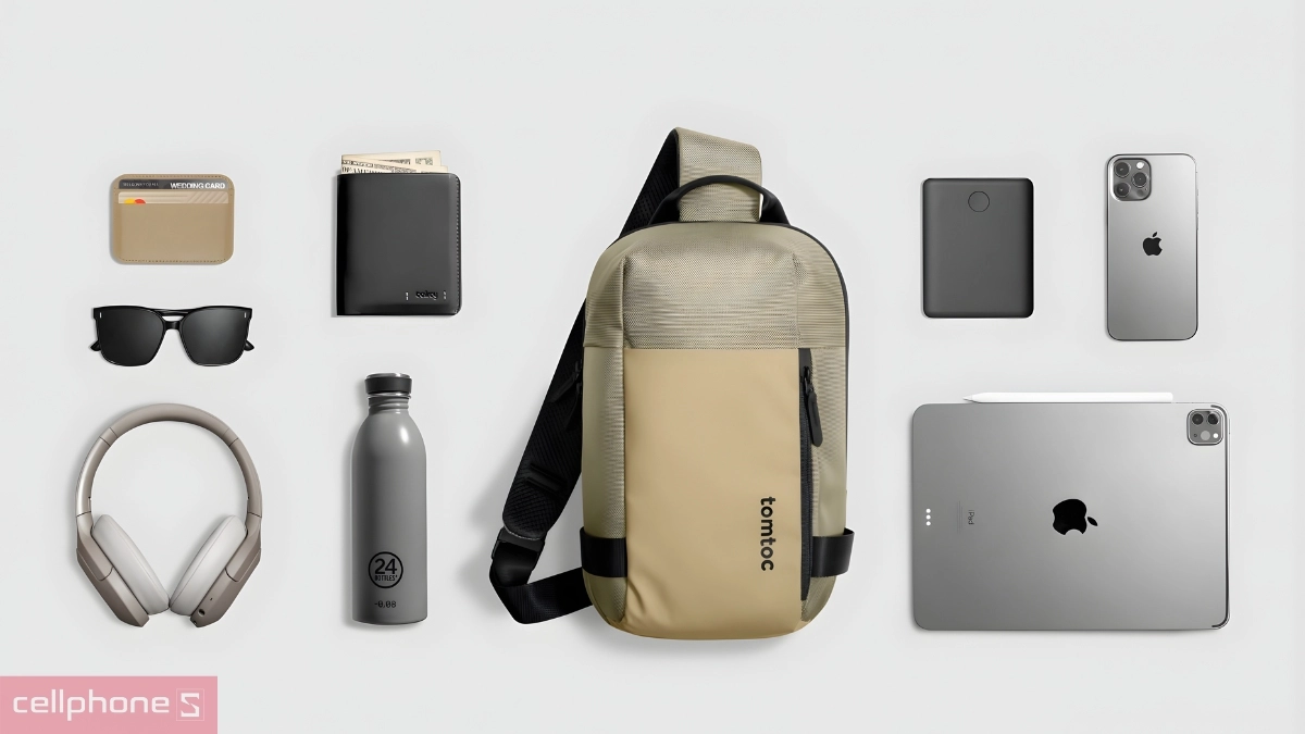 Thiết kế tiện lợi, màu sắc dễ dùng, vải tái chế mềm