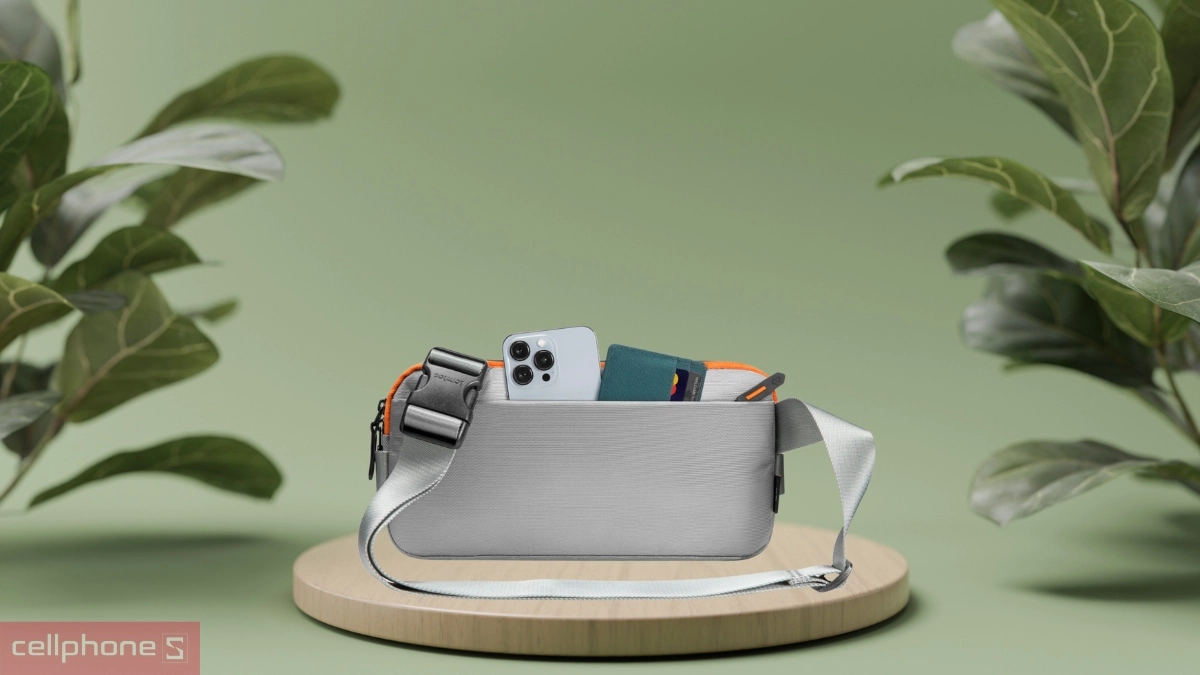 Túi đeo chéo Tomtoc Lightweight Cordura Sling Bag 8.3 inch DRS - Đột phá với chất liệu Cordura trong diện mạo tối giản