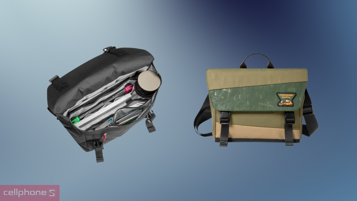 Túi đeo chéo Tomtoc Slash Shoulder Bag T27S1T1GC DRS - Thiết kế gọn nhẹ