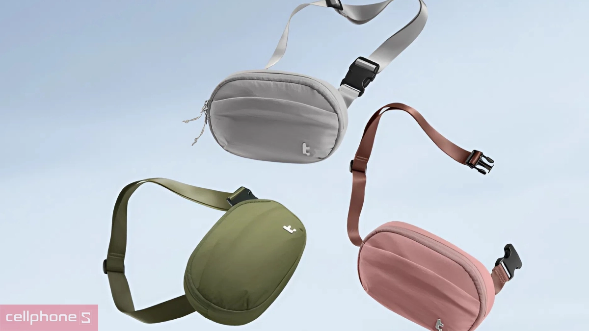 Túi đeo chéo Tomtoc Slingbean T32 Belt Bag DRS – Nylon tái chế 70D cao cấp