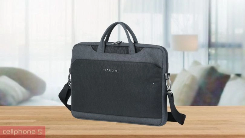 Túi chống sốc Laptop Sakos Flexi 15.6 inch SVC001N - Chất liệu bền bỉ, chịu tải lớn