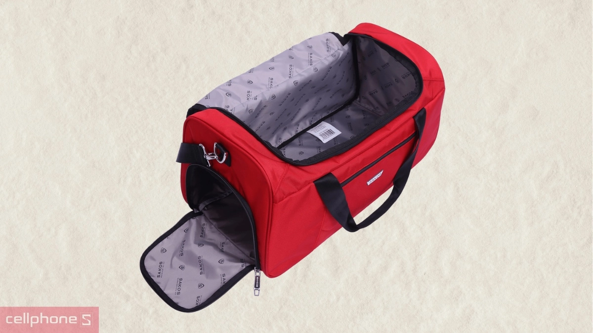 Đa dạng ngăn chứa tiện lợi của túi du lịch Sakos Bunker