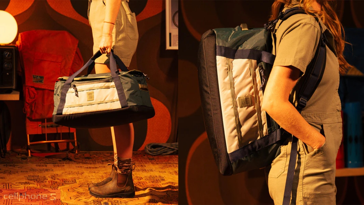 Dây đeo túi trống hành lý Topo Designs Mountain Duffel 40L