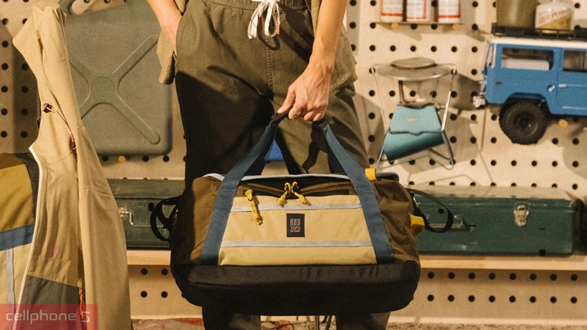 Khóa kéo túi trống hành lý Topo Designs Mountain Duffel 40L
