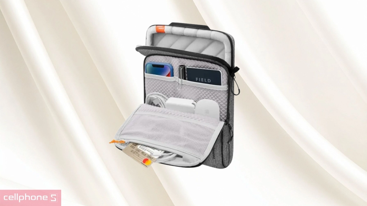 Thiết kế túi chống sốc có dây Tomtoc Protection Premium 16 inch H13-E02G DRS