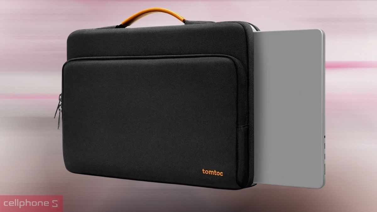 Thiết kế túi xách chống sốc Tomtoc Briefcase 13 inch USA