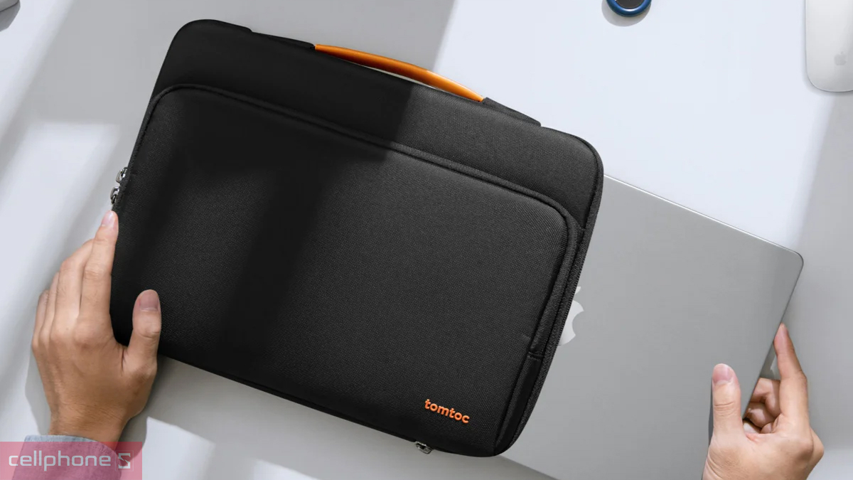 Thiết kế túi xách chống sốc Tomtoc Briefcase 14 inch (USA)