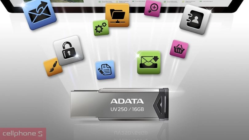 Dung lượng USB 2.0 ADATA UV250 16GB
