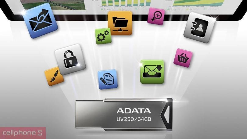 Dung lượng USB 2.0 Adata UV250 64GB