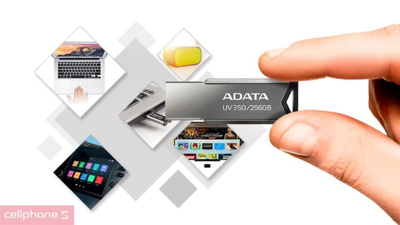 Dung lượng bộ nhớ của USB 3.2 ADATA UV350 256GB