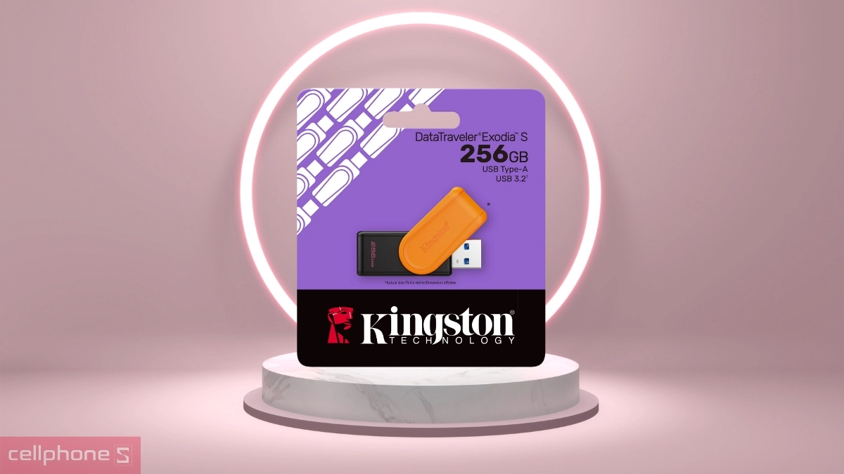 Dung lượng, tốc độ truyền tải dữ liệu của USB 3.2 Kingston Datatraveler Exodia S DTXS/256GB