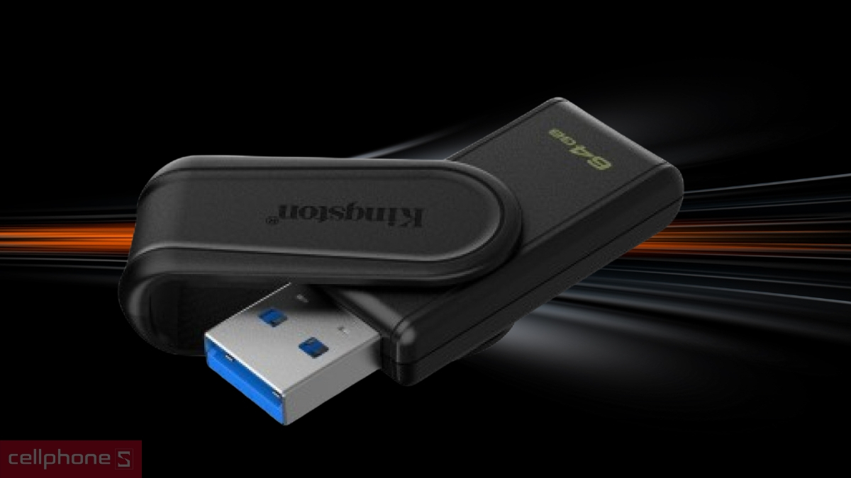 Tốc độ truyền tải dữ liệu của USB 3.2 Kingston DataTraveler Exodia S DTXS/64GB