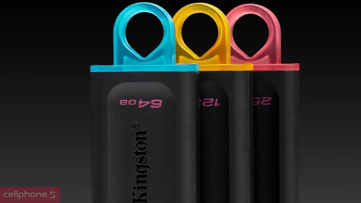 USB Kingston từ thương hiệu lưu trữ uy tín với độ bền và hiệu năng ổn định 