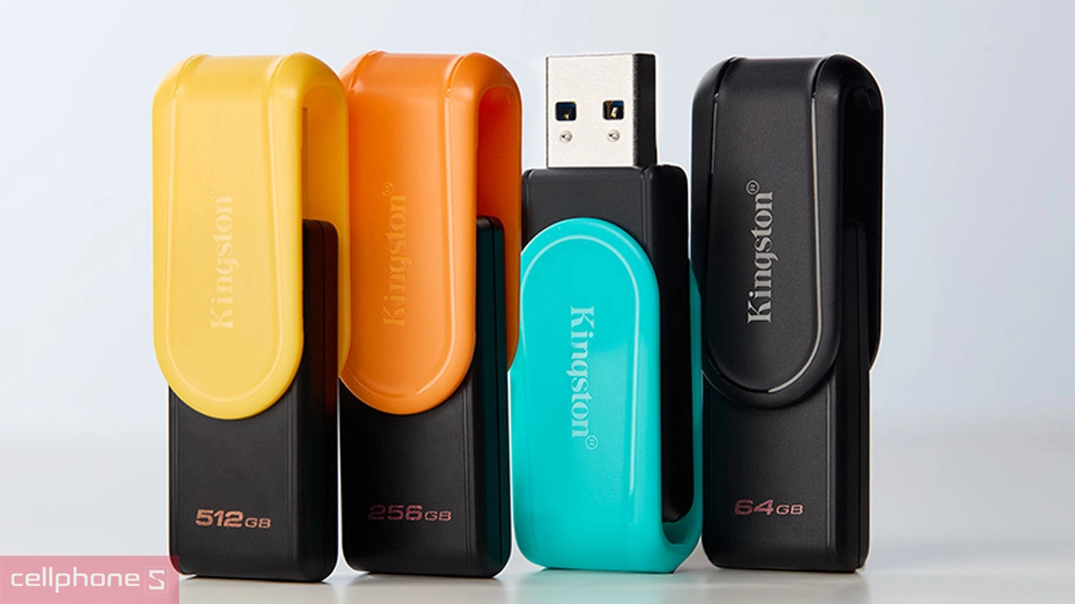 USB Kingston hỗ trợ nhiều chuẩn kết nối từ USB 2.0 đến USB Type-C 