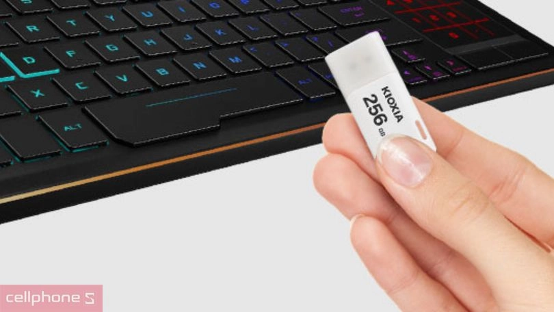 USB 3.2 Kioxia U301 256GB - Đáp ứng tốt nhu cầu lưu trữ 
