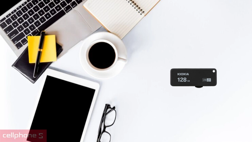 Thiết kế USB 3.2 Kioxia U365 128GB
