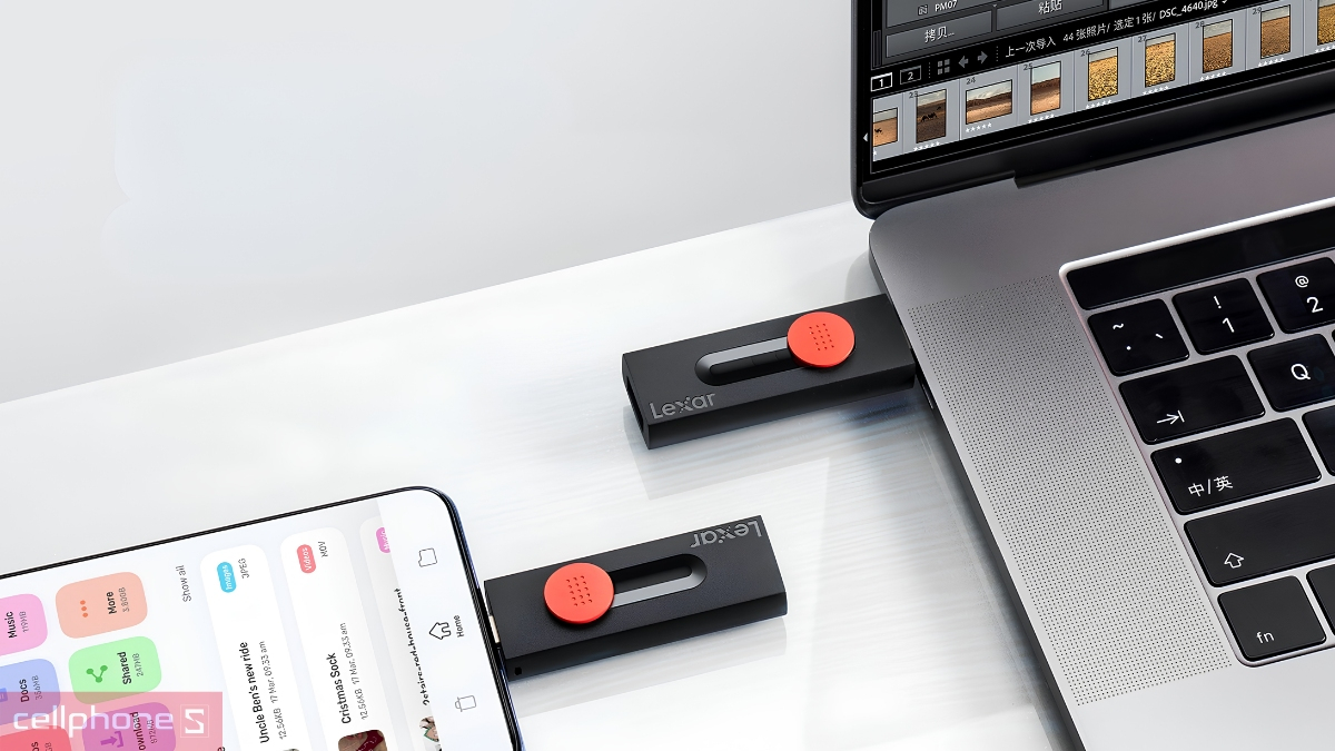 USB Lexar tương thích với máy tính, điện thoại và nhiều hệ điều hành phổ biến