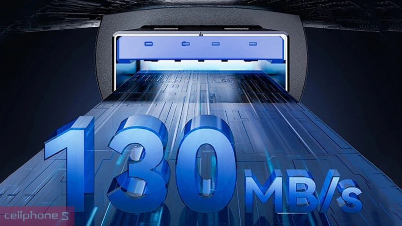 Tốc độ USB Lexar Dual Drive D300 USB 3.2 Gen1 Type C 128GB