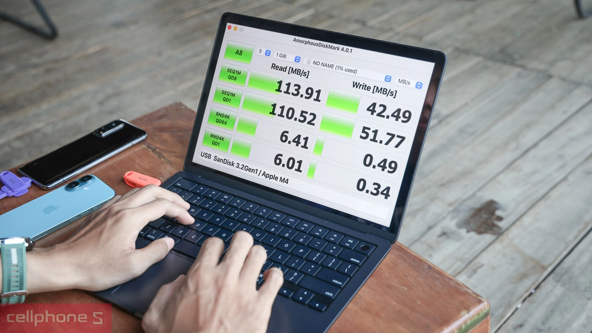 TỐc đọ USB Sandisk Phone Drive For Android 64GB