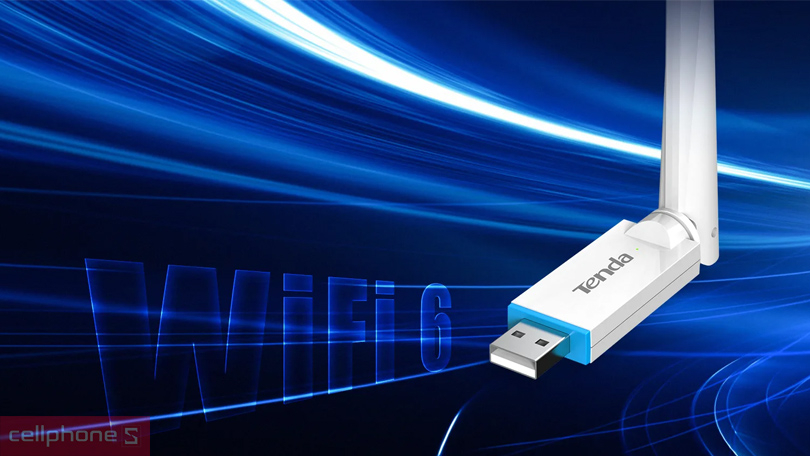 USB Wifi Tenda U2 AX300 - Truyền tải dữ liệu mạng mượt mà, phạm vi kết nối rộng