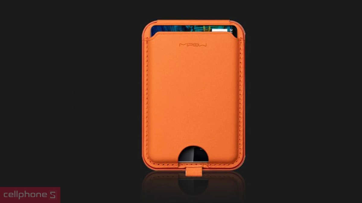 Chất liệu ví iPhone Mipow Magnetic Wallet