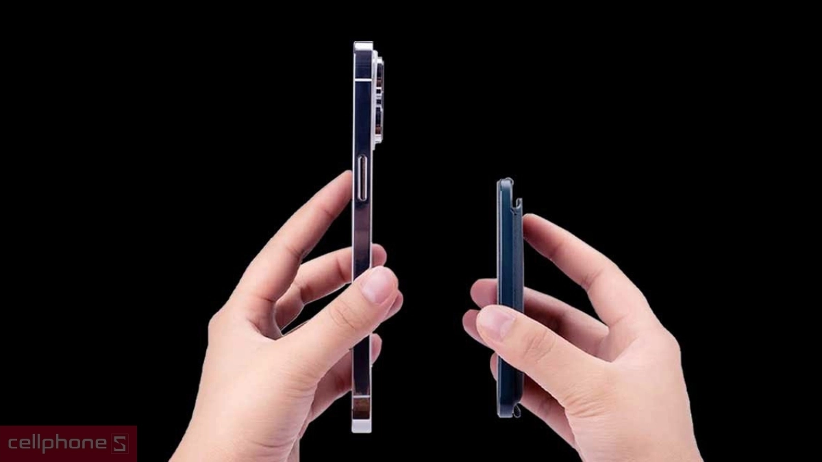 Lực hút ví iPhone Mipow Magnetic Wallet
